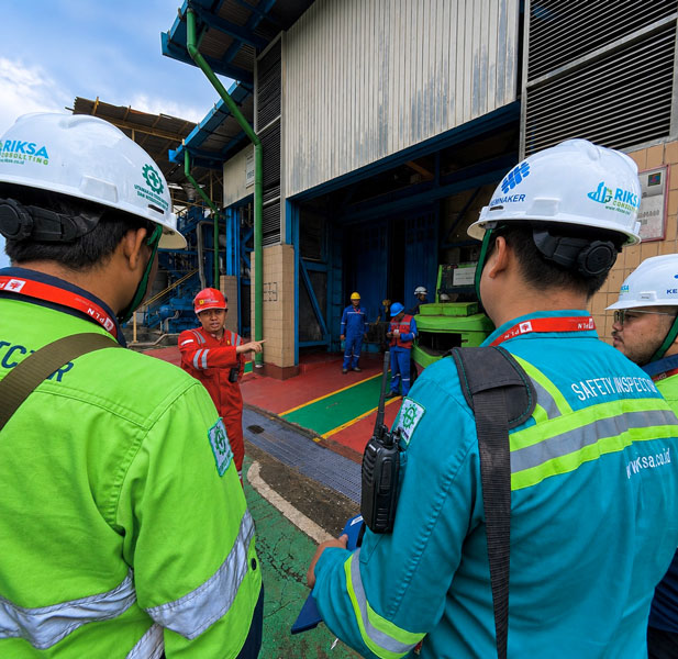 Uji beban statis forklift